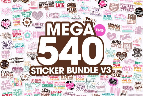 Download Mega PNG Sticker Bundle | Sticker Bundle - Premium Resources